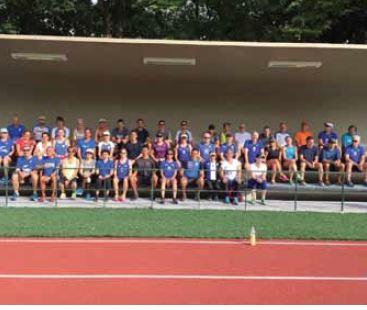 Os atletas da Corrida de Rua na palestra sobre os diversos tipos de treinos intervalados